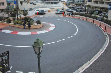 Monte CARLO, Monako - 26 Ocak 2024: Monte Carlo, Monako 'nun Muhteşem Panoraması