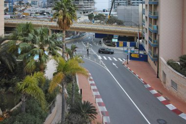 Monte CARLO, Monako - 26 Ocak 2024: Monte Carlo, Monako 'nun Muhteşem Panoraması