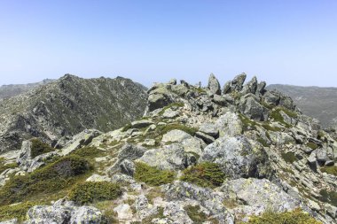 Bulgaristan 'ın Kalin zirvesi yakınlarındaki Rila Dağı' nın şaşırtıcı manzarası