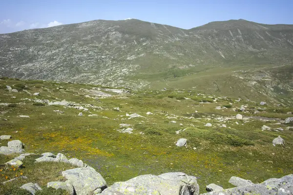 Bulgaristan 'ın Kalin zirvesi yakınlarındaki Rila Dağı' nın şaşırtıcı manzarası