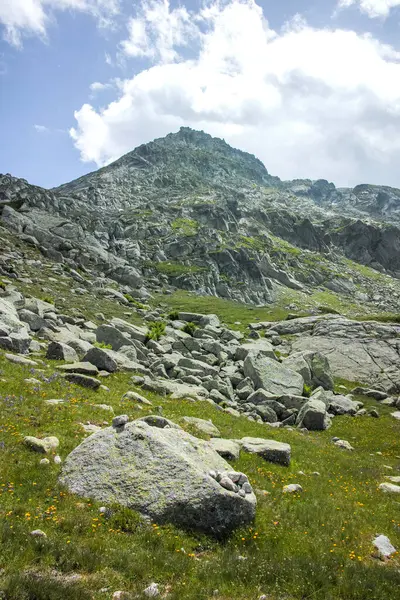 Bulgaristan 'ın Kalin zirvesi yakınlarındaki Rila Dağı' nın şaşırtıcı manzarası