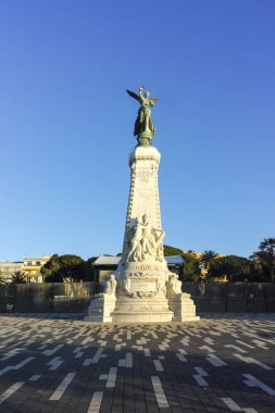 GÜZEL, FRANCE - 28 Ocak 2024: Nice, Provence Alpes-Cote d 'Azur, Fransa' nın Muhteşem Panoraması