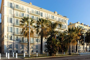 GÜZEL, FRANCE - 28 Ocak 2024: Nice, Provence Alpes-Cote d 'Azur, Fransa' nın Muhteşem Panoraması