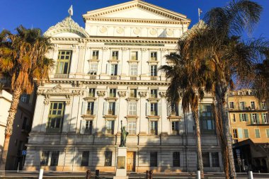 GÜZEL, FRANCE - 28 Ocak 2024: Nice, Provence Alpes-Cote d 'Azur, Fransa' nın Muhteşem Panoraması
