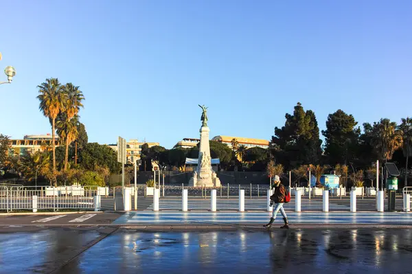 GÜZEL, FRANCE - 28 Ocak 2024: Nice, Provence Alpes-Cote d 'Azur, Fransa' nın Muhteşem Panoraması