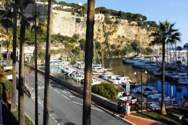 Monte CARLO, Monako - 26 Ocak 2024: Monte Carlo, Monako 'nun Muhteşem Panoraması