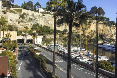 Monte CARLO, Monako - 26 Ocak 2024: Monte Carlo, Monako 'nun Muhteşem Panoraması