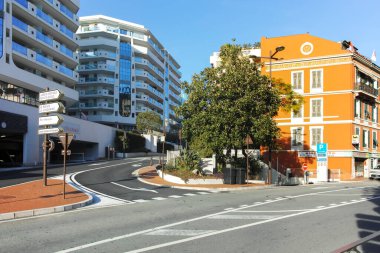 Monte CARLO, Monako - 26 Ocak 2024: Monte Carlo, Monako 'nun Muhteşem Panoraması