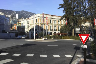 Monte CARLO, Monako - 26 Ocak 2024: Monte Carlo, Monako 'nun Muhteşem Panoraması