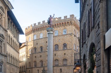 Floransa, Toskana Bölgesi, İtalya 'nın Eski Şehir Panoraması