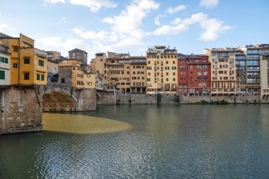 Floransa, Toskana Bölgesi, İtalya 'nın Eski Şehir Panoraması