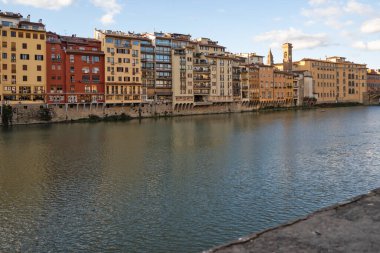 Floransa, Toskana Bölgesi, İtalya 'nın Eski Şehir Panoraması