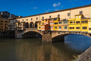 Floransa, Toskana Bölgesi, İtalya 'nın Eski Şehir Panoraması