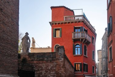 Venedik, Veneto Bölgesi, İtalya 'nın Eski Şehir Panoraması