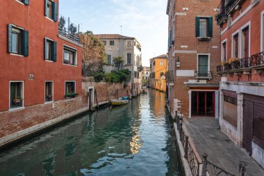 Venedik, Veneto Bölgesi, İtalya 'nın Eski Şehir Panoraması