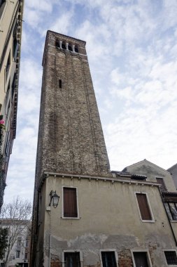 Venedik, Veneto Bölgesi, İtalya 'nın Eski Şehir Panoraması
