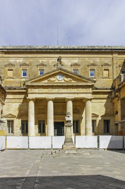 İtalya 'nın Apulia Bölgesi' ndeki Eski Lecce kasabasının muhteşem manzarası.