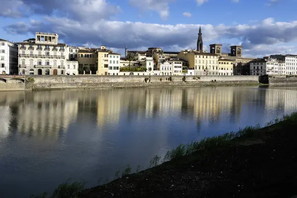 Floransa, Toskana Bölgesi, İtalya 'nın Eski Şehir Panoraması