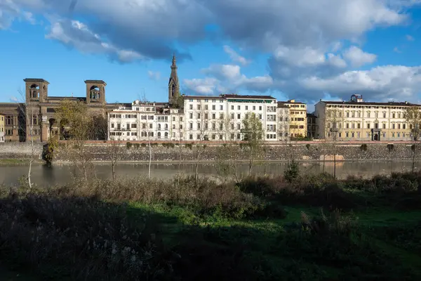 Floransa, Toskana Bölgesi, İtalya 'nın Eski Şehir Panoraması