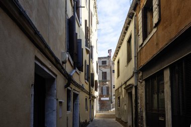 Venedik, Veneto Bölgesi, İtalya 'nın Eski Şehir Panoraması