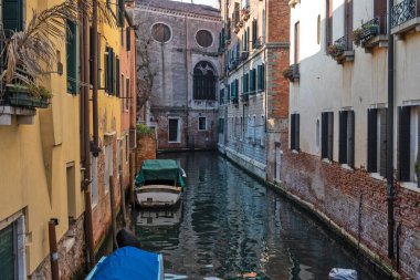 Venedik, Veneto Bölgesi, İtalya 'nın Eski Şehir Panoraması
