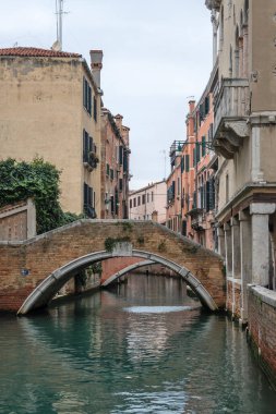 Venedik, Veneto Bölgesi, İtalya 'nın Eski Şehir Panoraması