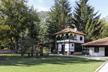 Sırbistan 'ın St. John İlahiyatçısı Ortaçağ Poganovo Manastırı' nın şaşırtıcı manzarası