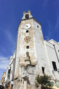 İtalya 'nın Apulia Bölgesi, Monopoli şehrinin muhteşem manzarası