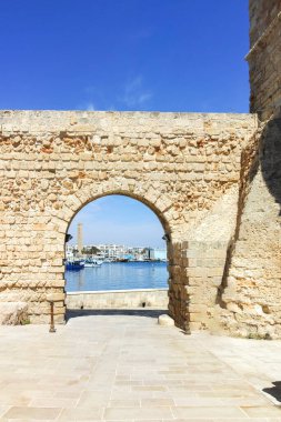 İtalya 'nın Apulia Bölgesi, Monopoli şehrinin muhteşem manzarası