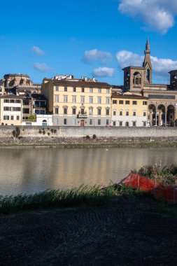 Floransa, Toskana Bölgesi, İtalya 'nın Eski Şehir Panoraması