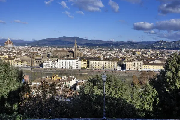 Floransa, Toskana Bölgesi, İtalya 'nın Eski Şehir Panoraması