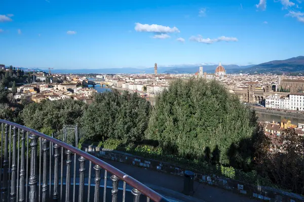 Floransa, Toskana Bölgesi, İtalya 'nın Eski Şehir Panoraması