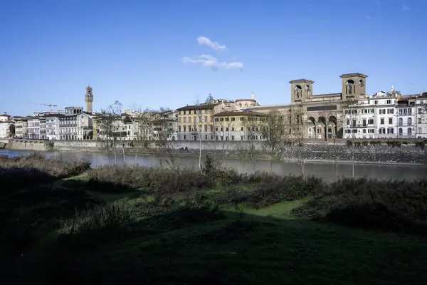 Floransa, Toskana Bölgesi, İtalya 'nın Eski Şehir Panoraması