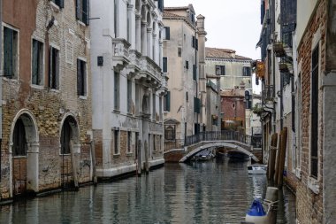 Venedik, Veneto Bölgesi, İtalya 'nın Eski Şehir Panoraması