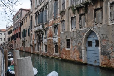 Venedik, Veneto Bölgesi, İtalya 'nın Eski Şehir Panoraması