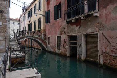 Venedik, Veneto Bölgesi, İtalya 'nın Eski Şehir Panoraması