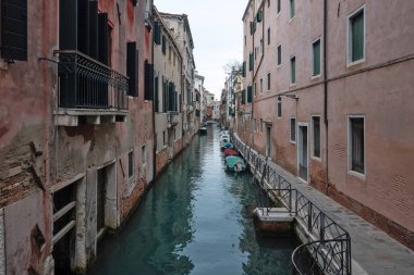 Venedik, Veneto Bölgesi, İtalya 'nın Eski Şehir Panoraması