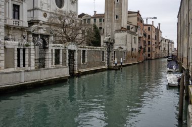 Venedik, Veneto Bölgesi, İtalya 'nın Eski Şehir Panoraması