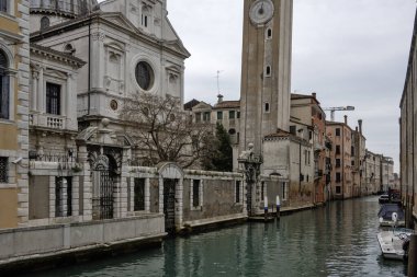 Venedik, Veneto Bölgesi, İtalya 'nın Eski Şehir Panoraması