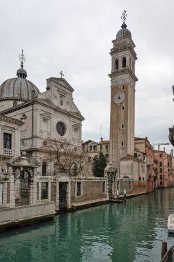 Venedik, Veneto Bölgesi, İtalya 'nın Eski Şehir Panoraması