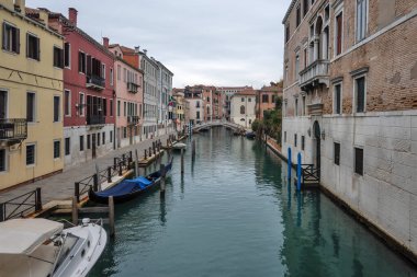 Venedik, Veneto Bölgesi, İtalya 'nın Eski Şehir Panoraması