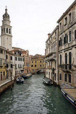 Venedik, Veneto Bölgesi, İtalya 'nın Eski Şehir Panoraması