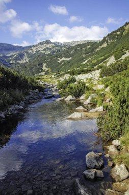 Bulgaristan 'ın Banderitsa Bölgesi yakınlarındaki Pirin Dağı' nın Şaşırtıcı Manzarası