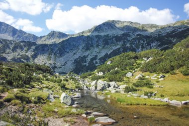 Bulgaristan 'ın Banderitsa Bölgesi yakınlarındaki Pirin Dağı' nın Şaşırtıcı Manzarası