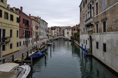 Venedik, Veneto Bölgesi, İtalya 'nın Eski Şehir Panoraması