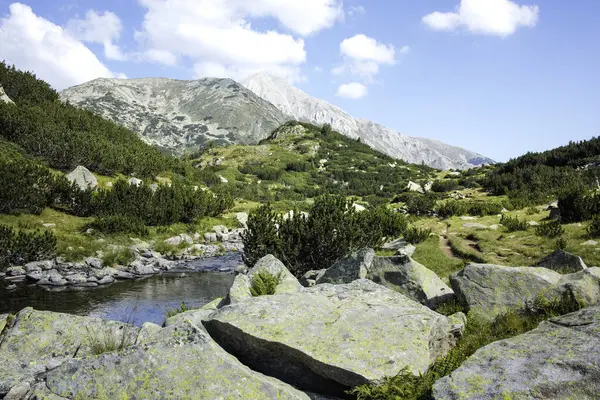 Bulgaristan 'ın Banderitsa Bölgesi yakınlarındaki Pirin Dağı' nın Şaşırtıcı Manzarası