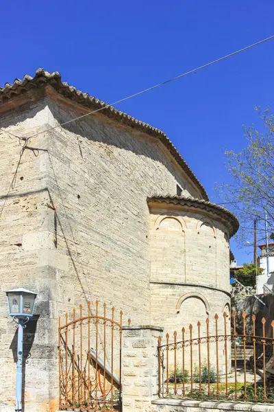 Afytos, Kassandra, Chalkidiki, Orta Makedonya ve Yunanistan 'ın Tarihi Kenti Panorama