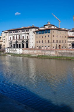 Floransa, Toskana Bölgesi, İtalya 'nın Eski Şehir Panoraması