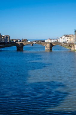 Floransa, Toskana Bölgesi, İtalya 'nın Eski Şehir Panoraması