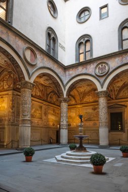 Floransa, Toskana Bölgesi, İtalya 'nın Eski Şehir Panoraması